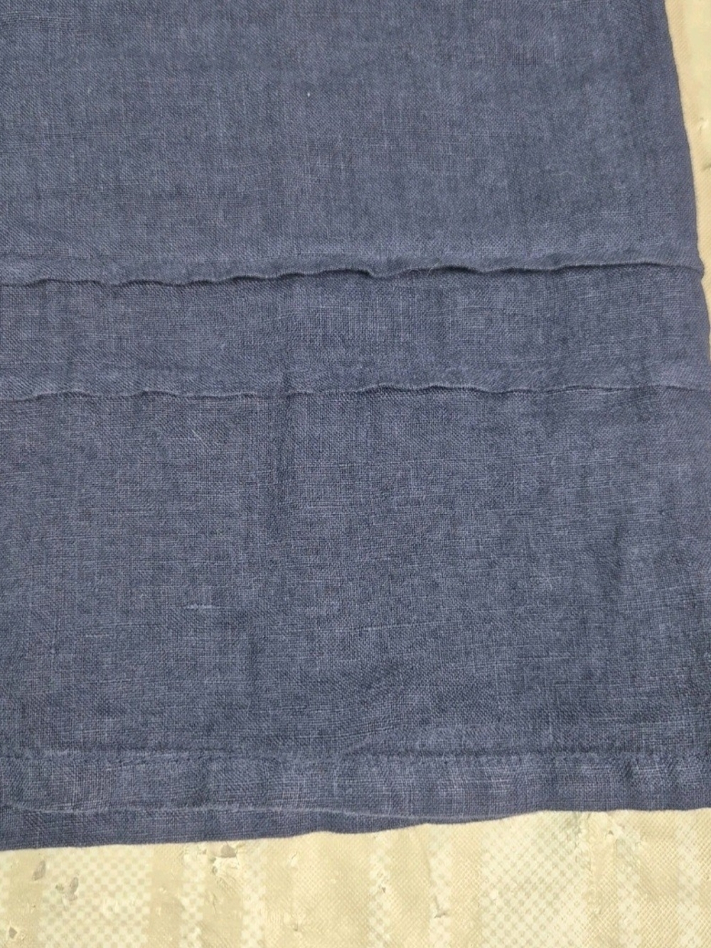 Bryn Walker Women Top Size S Sleeveless Mandarin Collar Linen Button Up Blue 68 - Picture 4 of 11